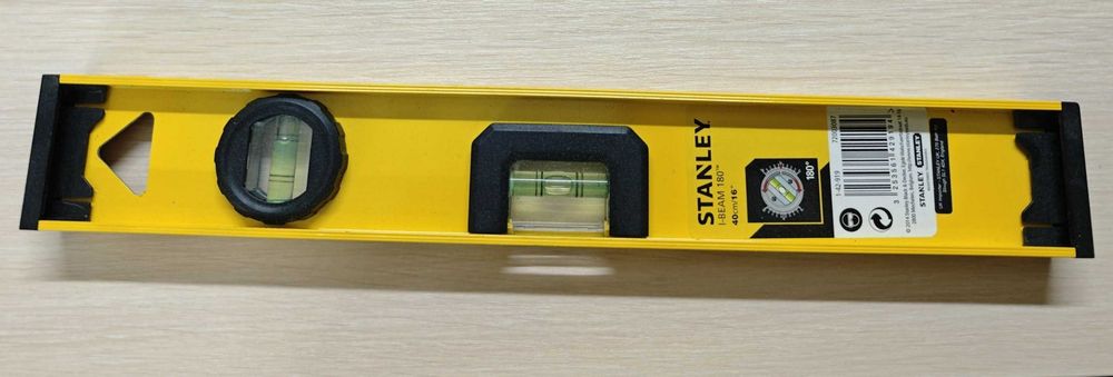 Рівень Stanley i-beam 180 40см 1-42-919 (2 рівні)
