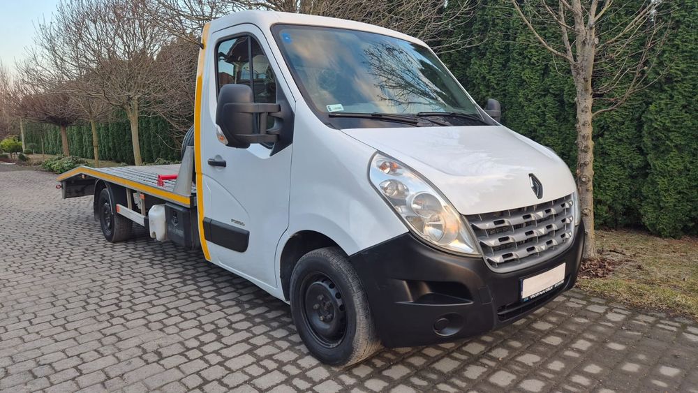 Renault Master 2.3DCI. 150kM.1470kg. Przewóz pojazdów.FV23%.