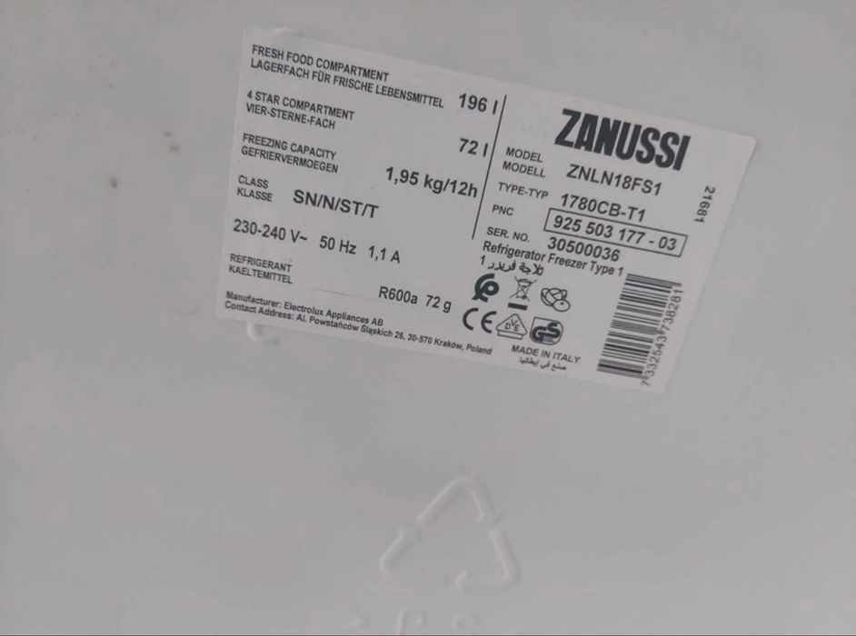 Frigorifico encastrado