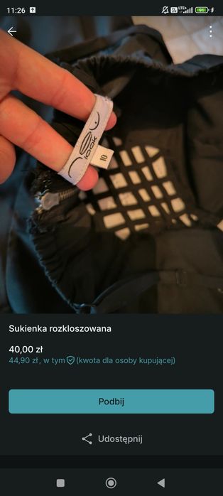 Sukienka rozkloszowana seksowna
