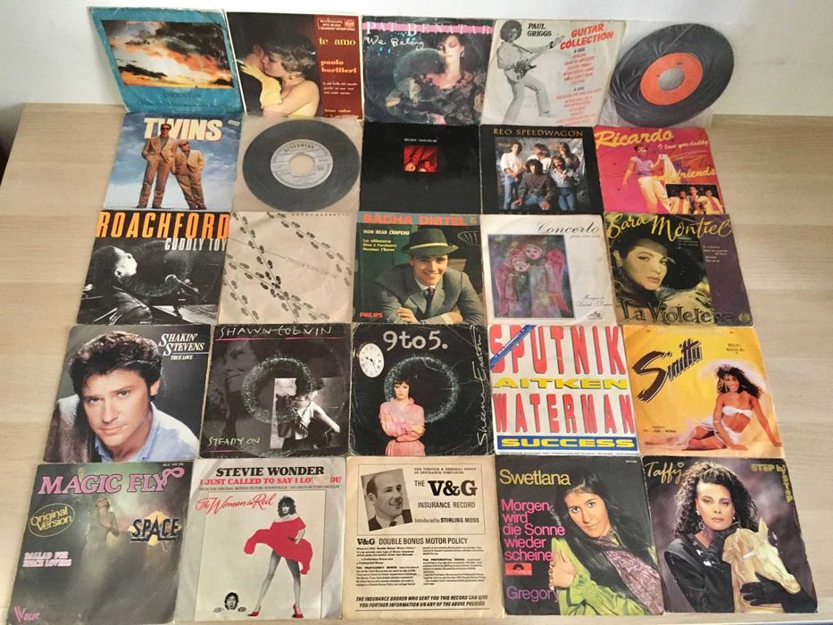 Discos de vinil singles - 1€ cada