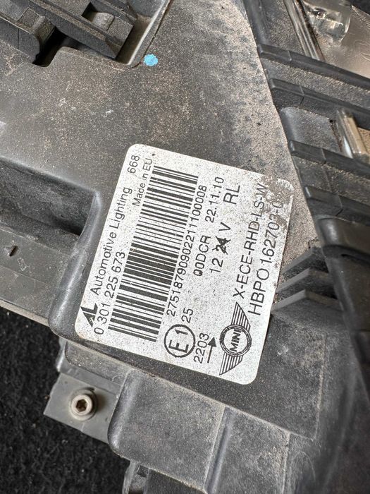 Reflektor Lewy Mini One - Cooper Coupe R56 Lift UK