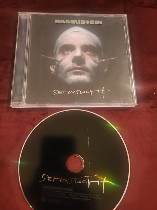 CD Rammstein - Sehnsucht - Edição Rara Francesa com Du Hast e Engel com tradução francesa