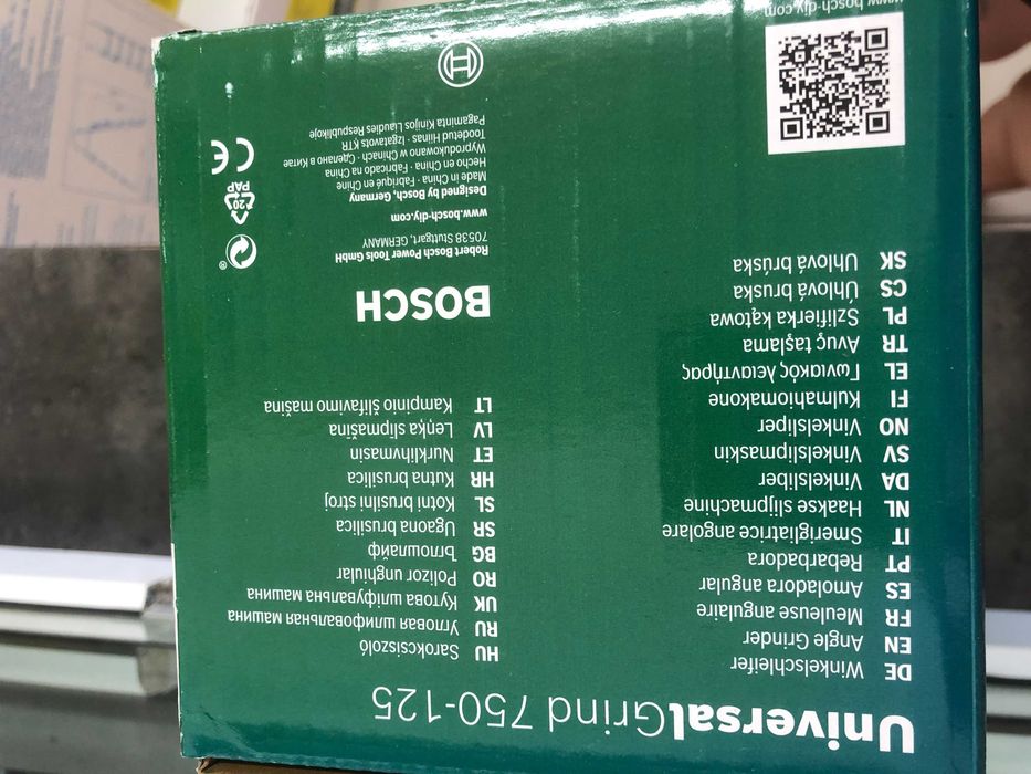 Szlifierka kątowa sieciowa BOSCH Universal Grind 750-125