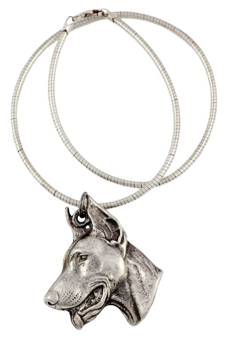 Doberman naszyjnik na lince Art-Dog