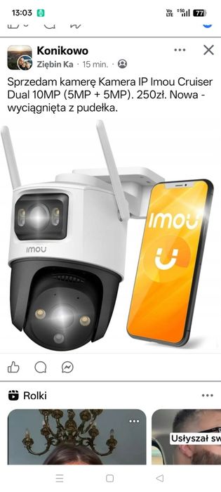 Kamera IP Imou Cruiser Dual 10MP (5MP + 5MP)