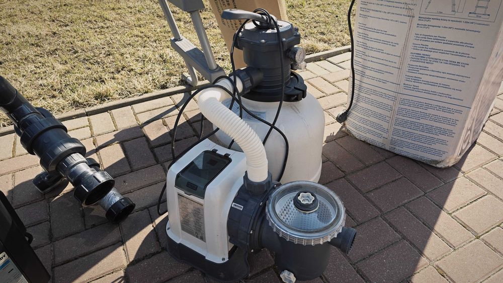 Basen ogrodowy-cały komplet