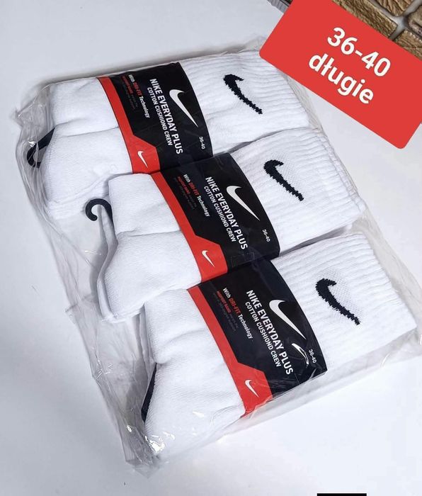 Skarpety Długie Nike Tommy Adidas Damskie  Męskie