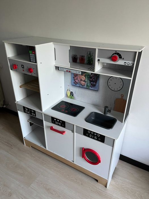 Cozinha de Brincar em Madeira - LIDL faz de conta cozinheiros - COMPLETA