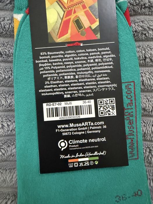 Artsox nowe skarpetki Musearta 36/43