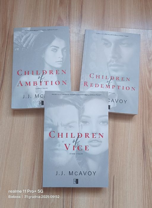 J. J. McAvoy seria Children of Vice (tom 1-3)