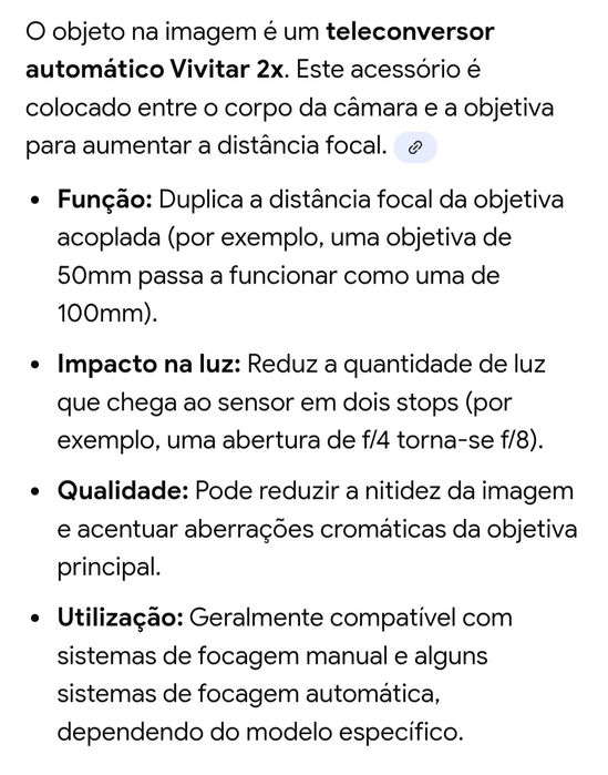 Teleconversor automático