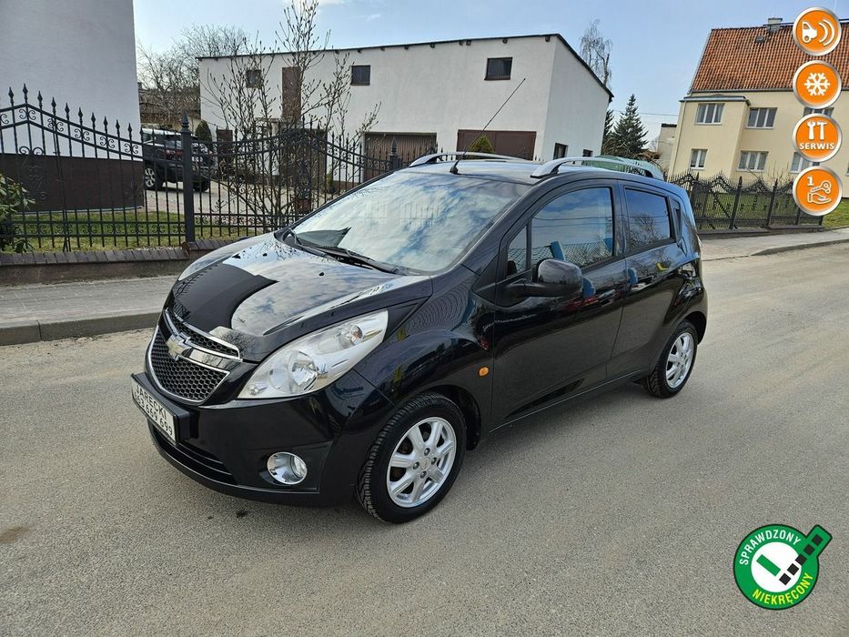 Chevrolet Spark Opłacony Zdrowy  Zadbany Serwisowany  z Klima Alu po Serwisie od 1 WŁ
