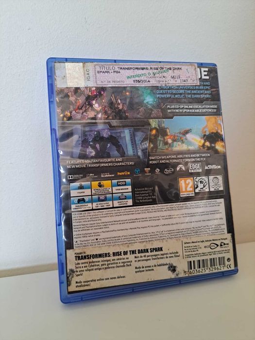 Transformers Rise Of The Dark Spark Ps4