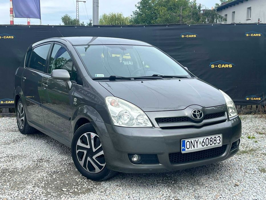 Toyota Corolla Verso 2.0 D • 7 OSOBOWY • HAK • OC I PRZEGLĄD DO 2027 !!! • Zamiana