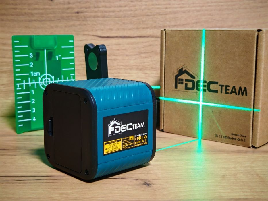 New! DecTeam C011G Green,лазерний рівень від huepar,нівелір