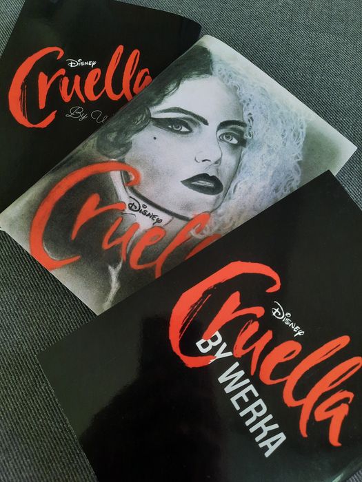 Zeszyt handmade z motywem CRUELLA