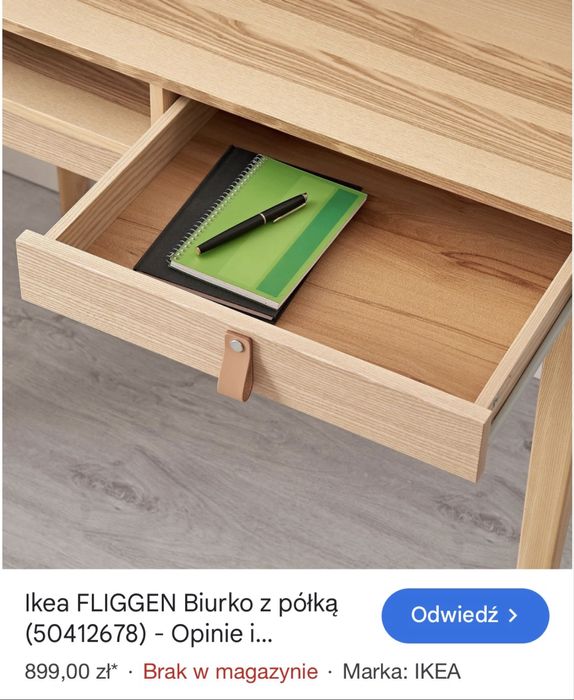 Ikea FLIGGEN sekretarzyk biurko