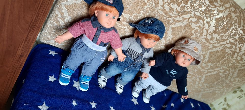 Куклы-мальчишки фирмы FEBER (Испания,клеймо) 48 см.