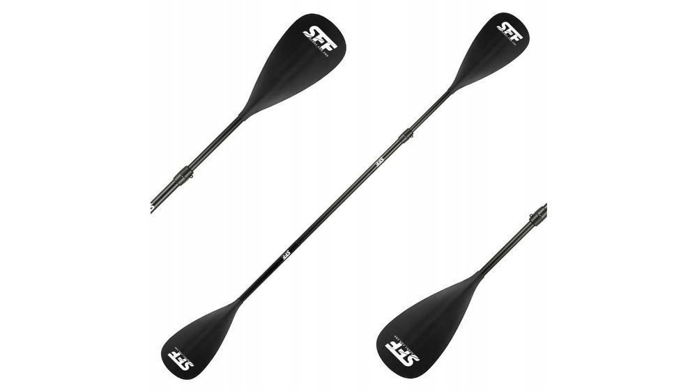 Składane Wiosło Do Deski Sup 2w1 Regulowane 4-częściowe 225cm Kajakowe