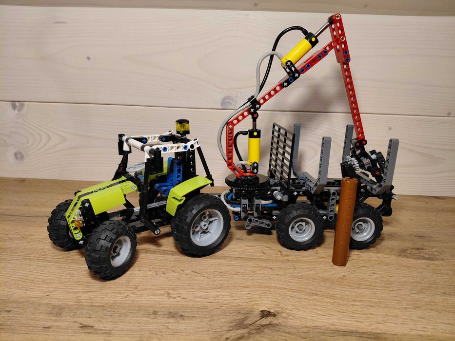 LEGO Technic 8049 - Traktor z ładowarką kłód, klocki lego technik