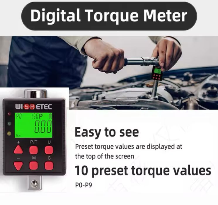 Chave dinanometrica digital alta precisão torque: 0.3-30nm
