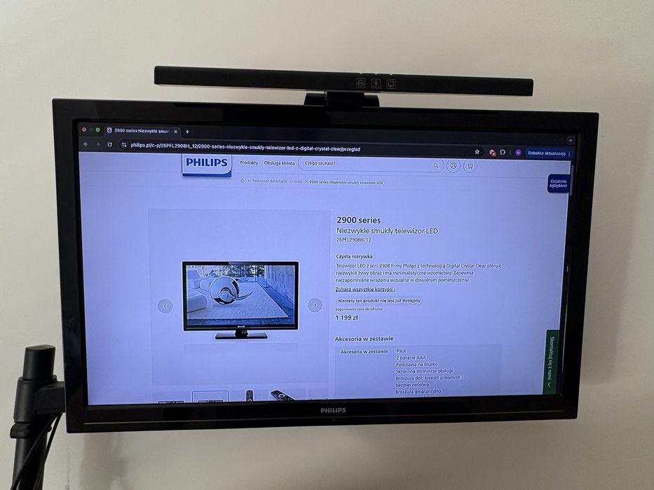 Monitor/TV 26 cali philips 2900 series