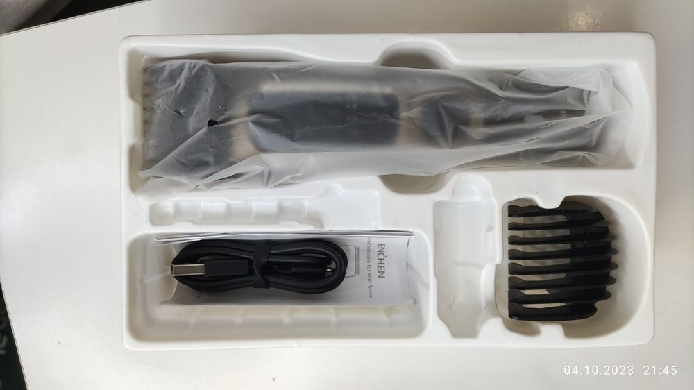 Машинка для стриження волосся — Xiaomi Enchen Sharp 3S Black (972417)