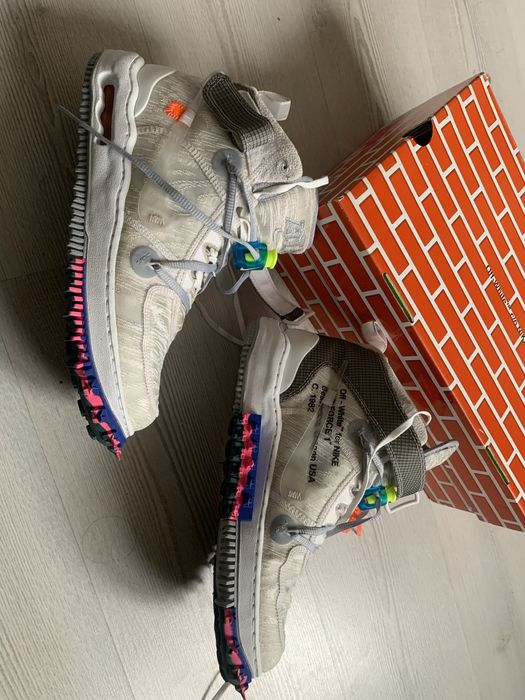 Кросівки Nike air force off white mid white drip swag