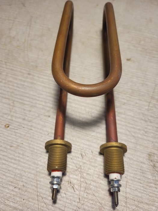 ТЕН для дістилятора. 2 квт, 220в, мідь, штуцер М18.