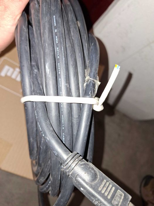 Conjunto de Cabo HDMI, VGA e Unidade ISDN