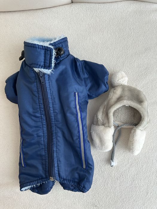 Пролам комбинезон и шапочку для собаки