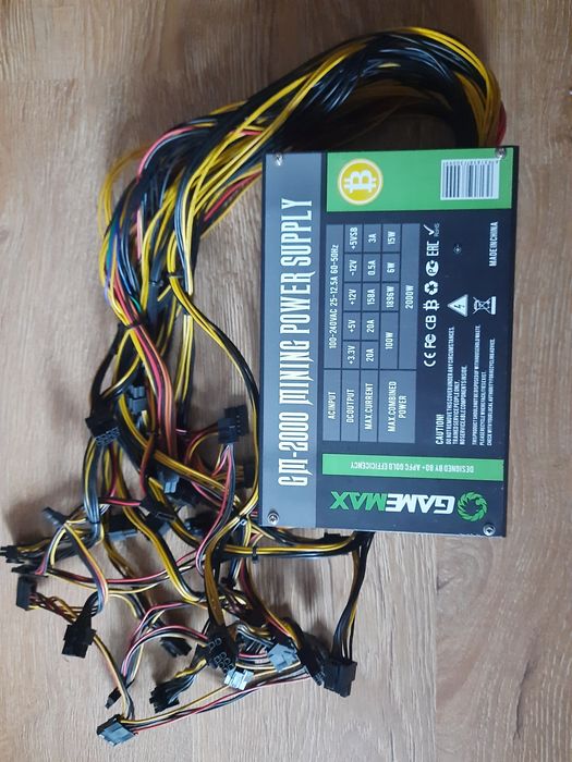 Майнинговый блок питания 2000 ват неисправный
