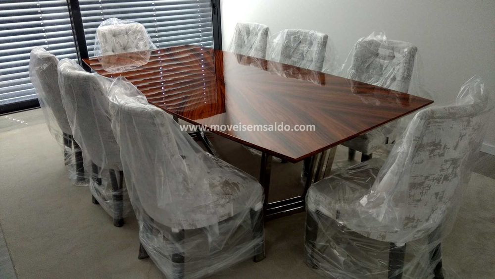 Mesa de Jantar c/ Tampo Oval - Fabricamos todas as medidas e materiais