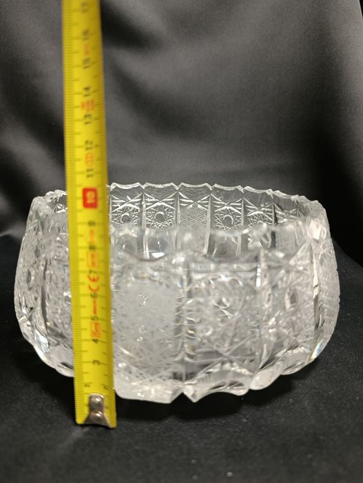 Dyza miska z przezroczystego szkła kryształowego Bleikristall 24%