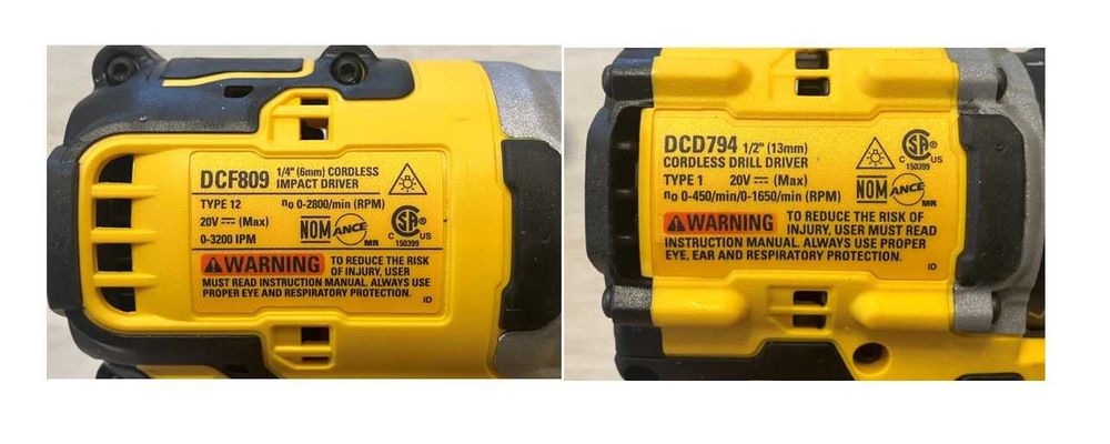 DeWalt шуруповерт + импакт  DCD794 DCF809 20V Brushless оригинал 2025