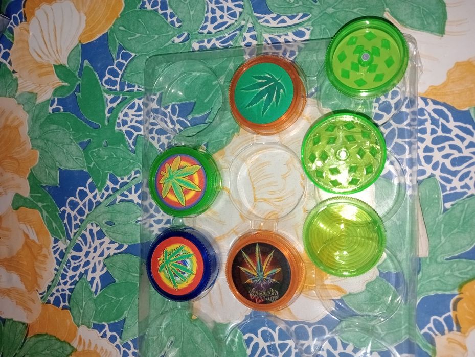 Grienders de plástico 3d