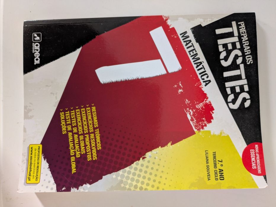 Livro Preparar os Testes Matemática 7 
Novo