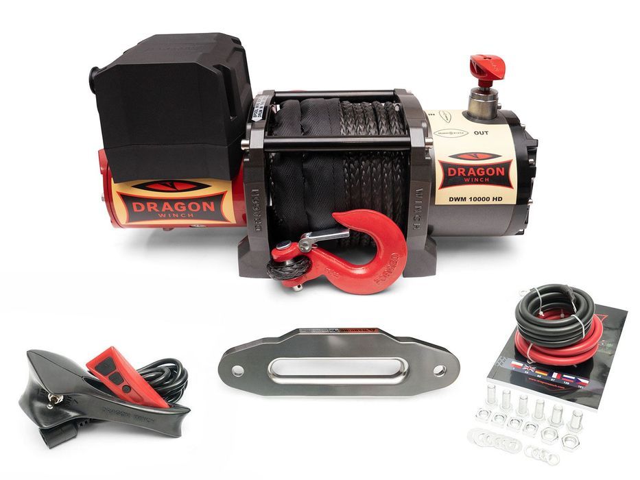 Wyciągarka Dragon Winch Maverick DWM 10000 HD lina syntetyczna 12V