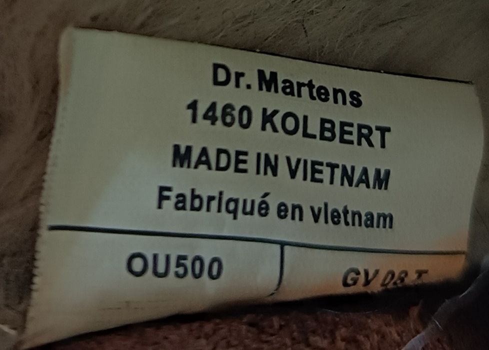 Buty Dr. Martens 1460 Kolbert Ocieplane Skórzane Zimowe Oryginalne