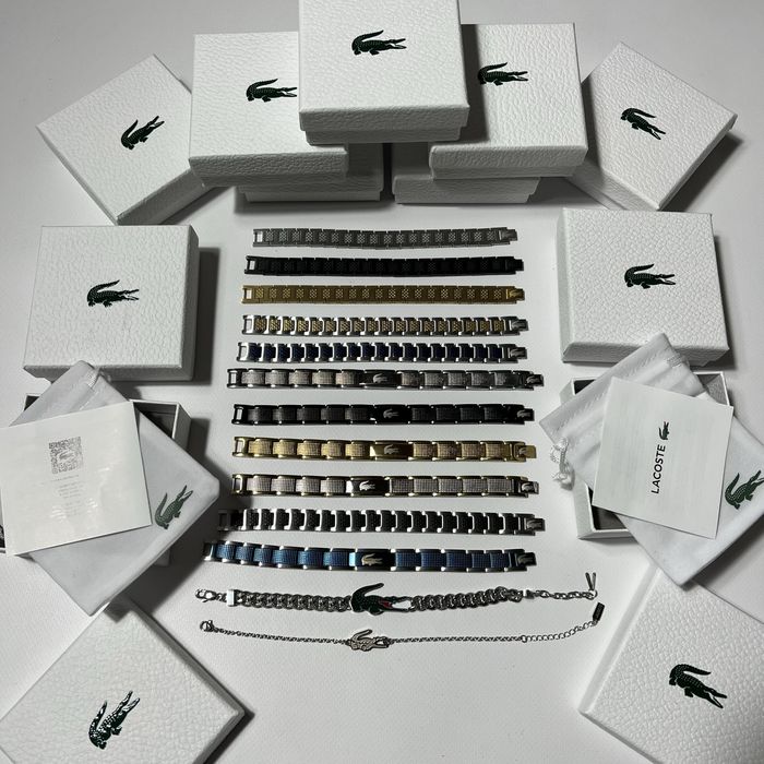 Браслет Lacoste на подарунок чоловічий та жіночий лакост цепочка цепь