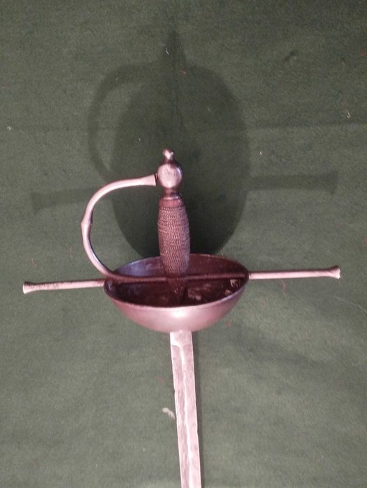 Espada Rapiére  ibérica de Copo, século XVII (primeira metade).