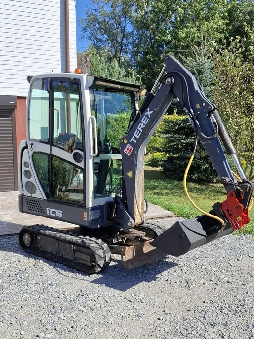 Terex TC16 Minikoparka 1,8T 2014r Rozsuwane Podwozie. Okazja. Polecam!