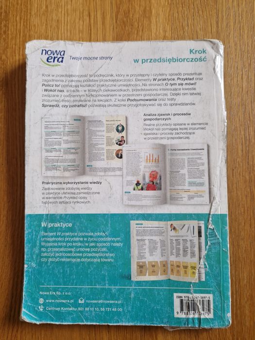 Krok w przedsiębiorczość Podręcznik Nowa Era