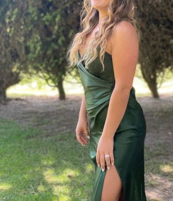 Vestido verde Zara Tamanho M