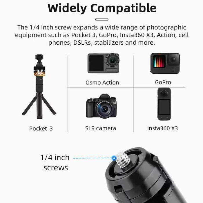 2w1 metalowy kijek do selfie