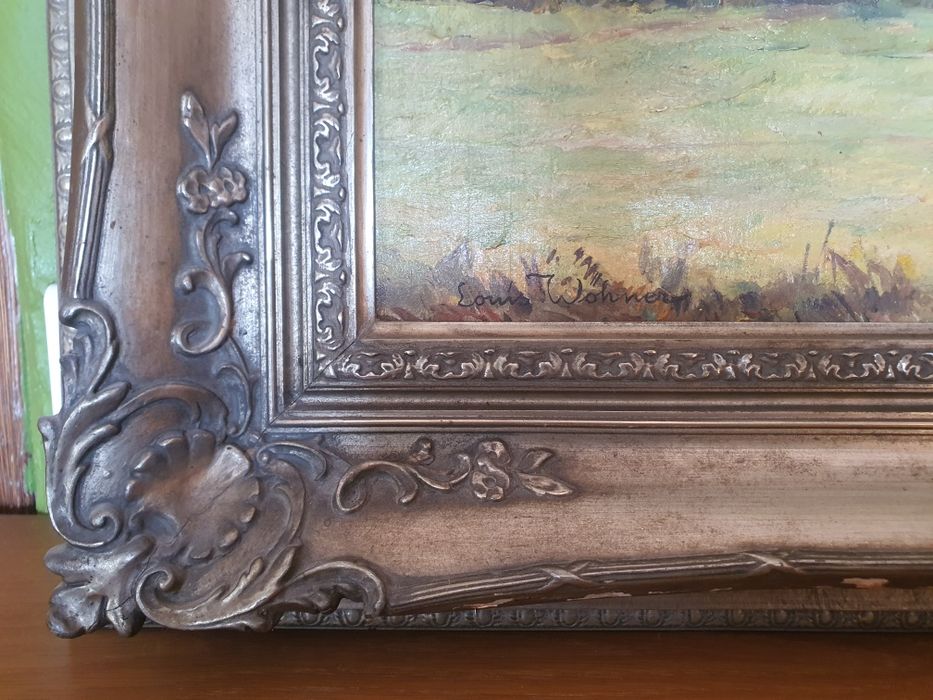 Obraz olejny Louis Wöhner 102x88