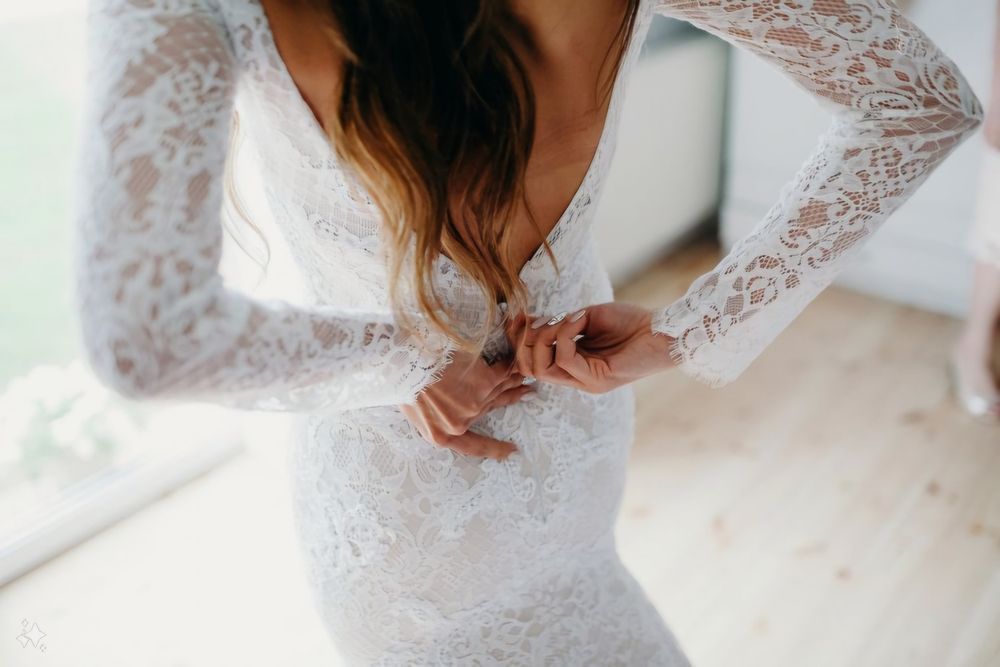 Suknia ślubna boho rybka syrenka