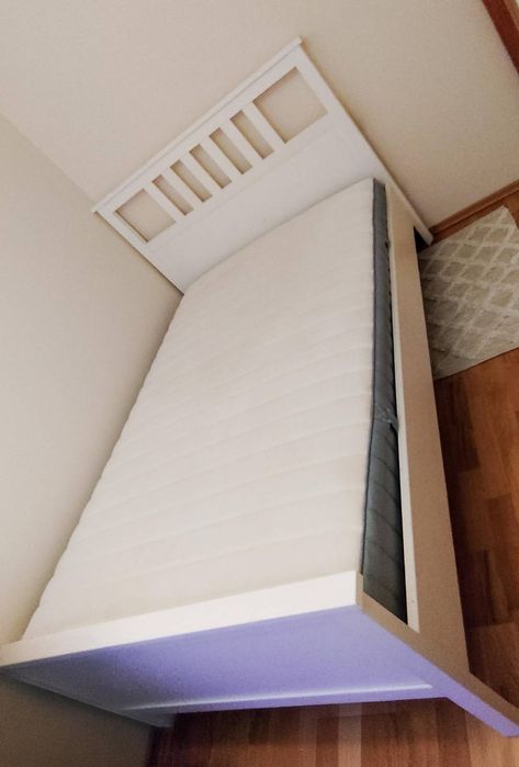 Kompletne łóżko 120x200 IKEA VALEVAG + HEMNES + LUROY