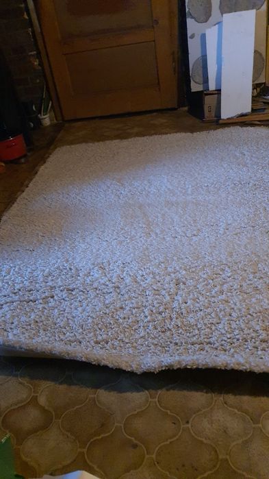 Dywan Shaggy biały.